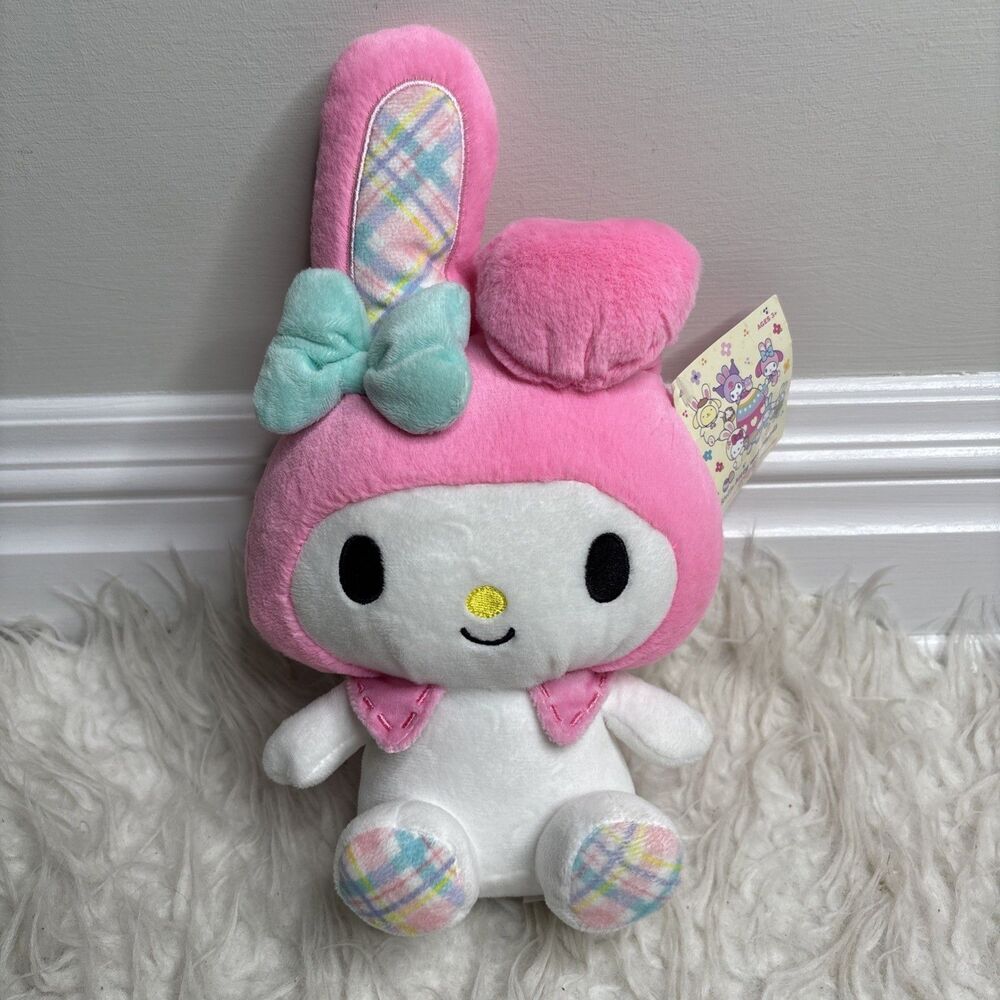 Sanrio Hello Kitty & Friends My Melody Plush 11" Stuffed Animal Toy Pink